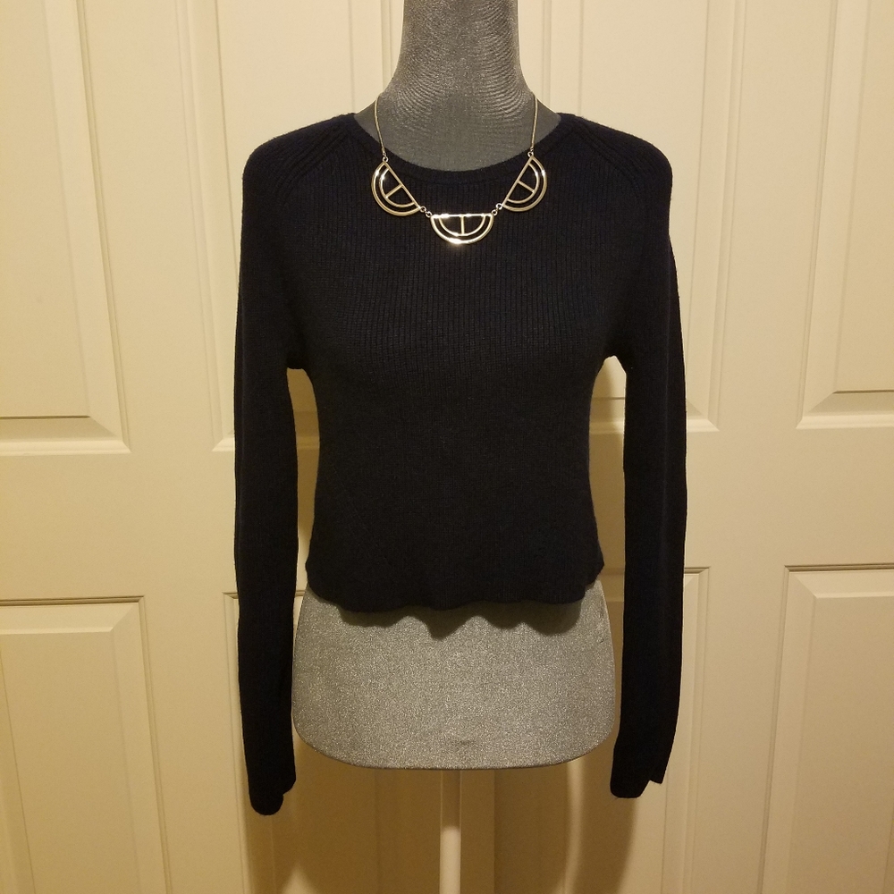 White House Black Market Navy Sweater